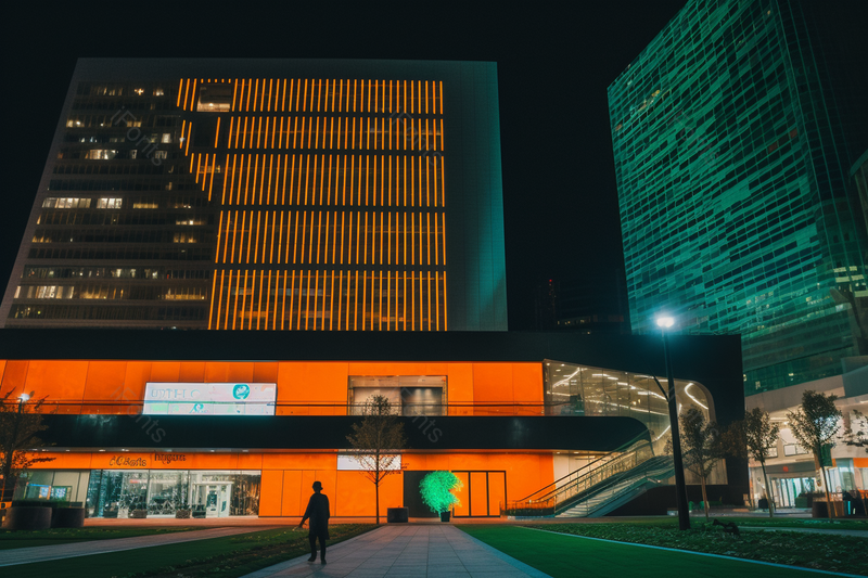 商场大楼夜景摄影图,高清,摄影图,摄影图片,图片大全,摄影图免费下载